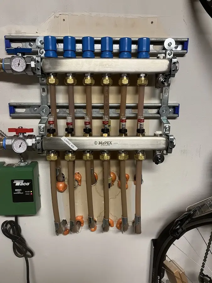 Plumber performing Gas Leak Detection at a residential property in Scottsboro